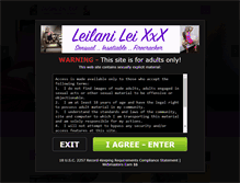 Tablet Screenshot of leilanileixxx.com